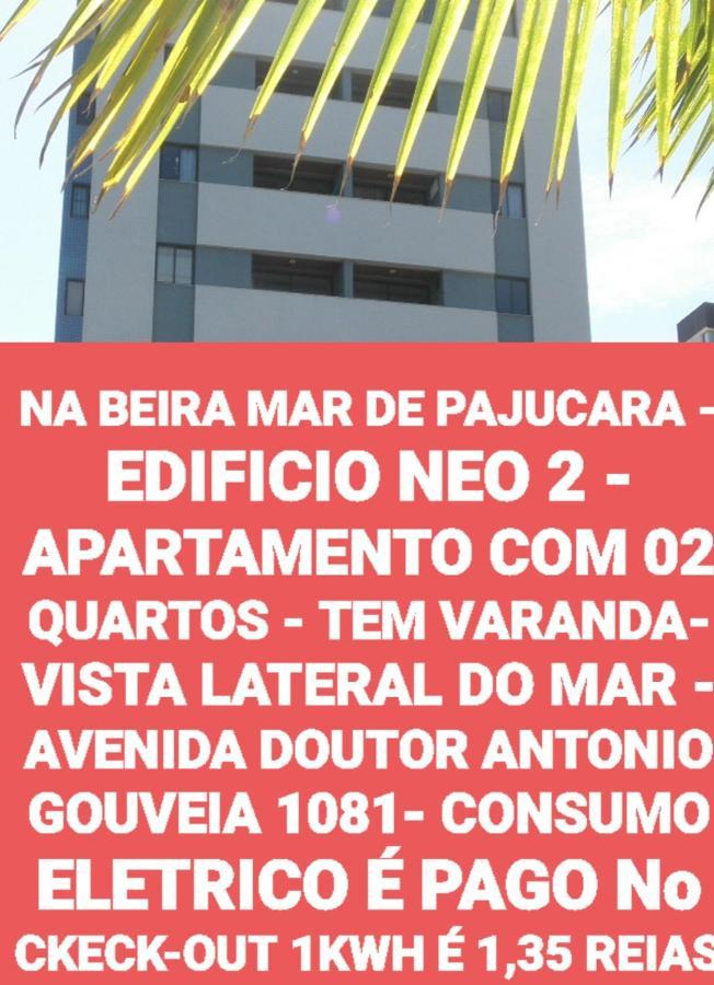 Na Beira Mar: Pajuçara Beachfront Apartment with Ocean View Maceio  Exterior photo