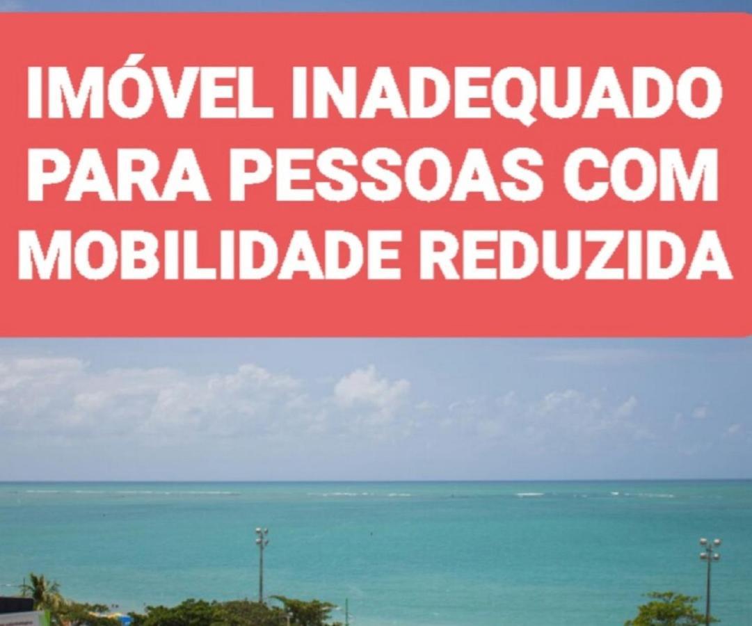 Na Beira Mar: Pajuçara Beachfront Apartment with Ocean View Maceio  Exterior photo